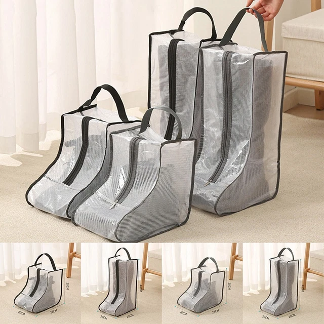 Tragbar Groß Schuhe Organizer Aufbewahrung Beutel Lang Heim Staubfrei Cover