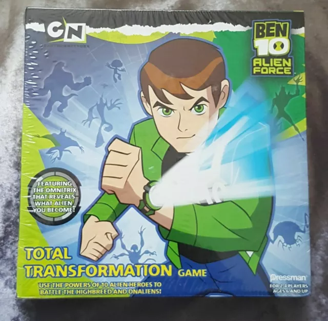 Vintage BEN 10 TOTAL TRANSFORMATION BOARD GAME Cartoon Network VGC