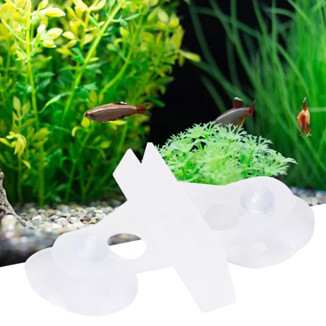 New 40PCS PVC Aquarium Fish Tank Suction Cup Séparation De La Carte Divider Qcs