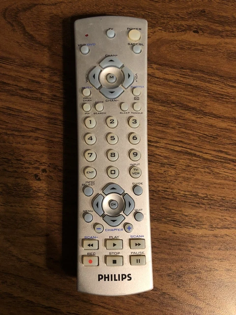 Philips Magnavox Universal Remote Control CL015 TV DVD VCR VHS Combo Player