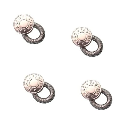 CCLKHY 4 Pcs Extension de Bouton pour Jeans Pantalons Rallonges de Taille éla...