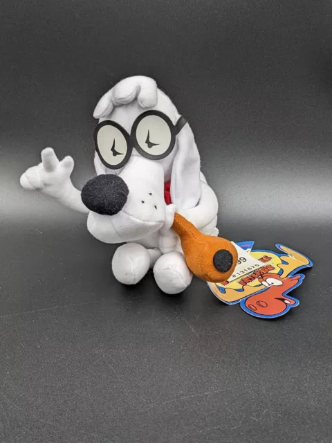 Stuffins Mr Peabody Stuffed Plush CVS Ltd Ed Tags Rocky & Bullwinkle 2000