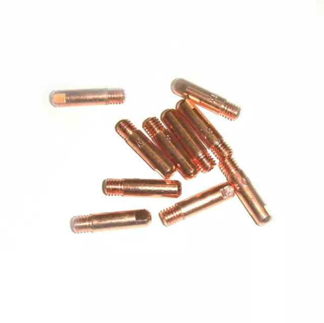 10 x MB-15 MIG/MAG M6 Weld Torch Welder Contact Tips Holder Gas Nozzle Gold UK