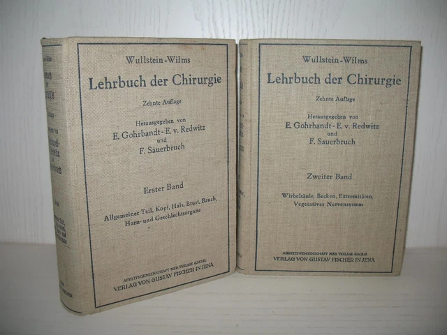 Lehrbuch der Chirurgie: 2 Bände. Band 1: Allgemeiner Teil : Chirurgie des Kopfes
