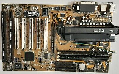 ASUS P2L97 Slot 1 440LX AGP ISA Mainboard + Pentium II 300MHz + 64MB SD-RAM