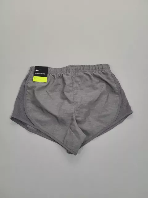 Nike Shorts Girls Small Gray Tempo Running Dri-Fit Gym Youth Big Kids 2