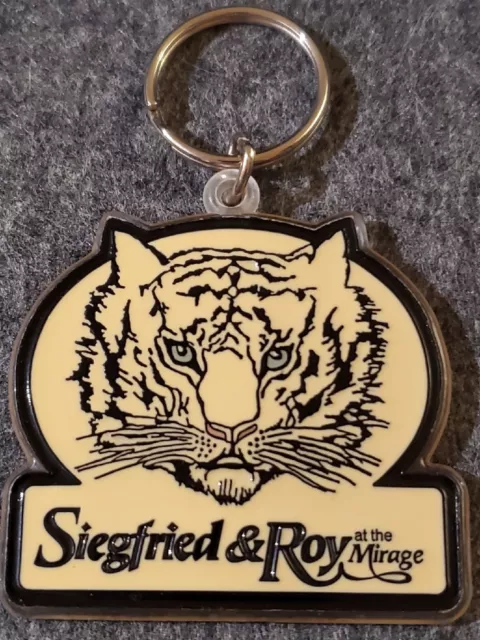 NEW Authentic Siegfried & Roy at the Mirage Keychain