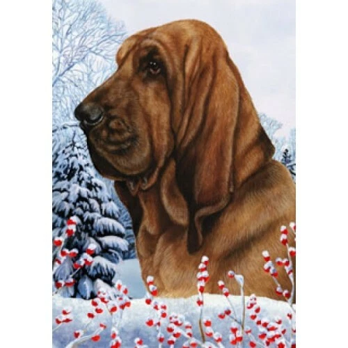 Winter Garden Flag - Bloodhound 150731