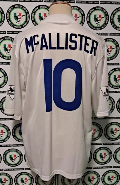 McALLISTER LEEDS UNITED 1995-1996 SHIRT MAGLIA CALCIO FOOTBALL SOCCER CAMISETA