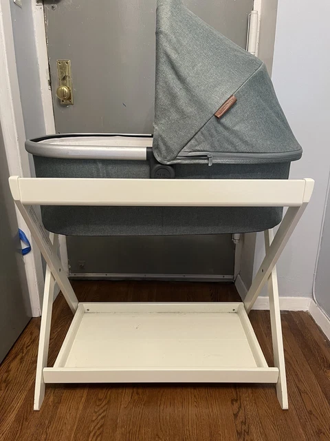 Uppababy Bassinet And Stand - Gwen – Green Mélange