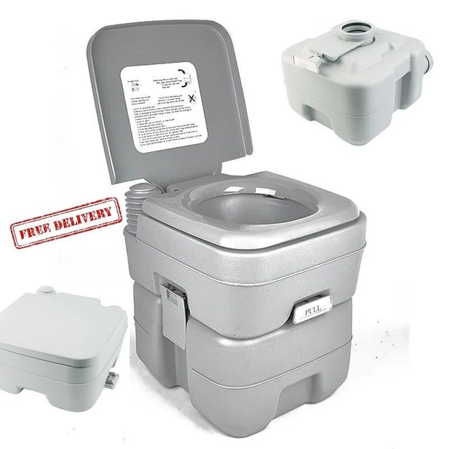 FLUSH PORTAPOTTY MOTORHOME 20l Toilet Easy Loo for Home or Self
