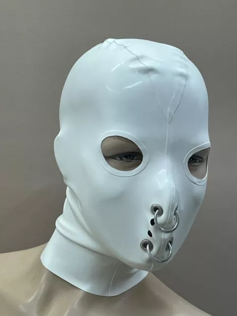 ☀️ LATEXTIL ☀️ - Latexmaske "Two-Rings" - latex mask rubber - NEU / NEW