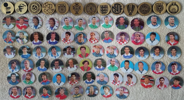 PANINI Cappelli SNICKERS Euro 96 Inghilterra Slammers Pogs