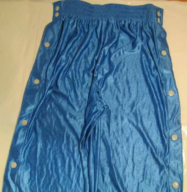 Basketball Pant Unisex Kids Large 3 Pair Royal Blue Warm UP Break Away100 Nylon 3