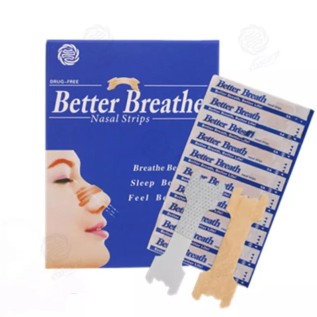 FREE P&P - 1000 Nasal Nose Sleep strips better breathe Stop Snoring Breath UK