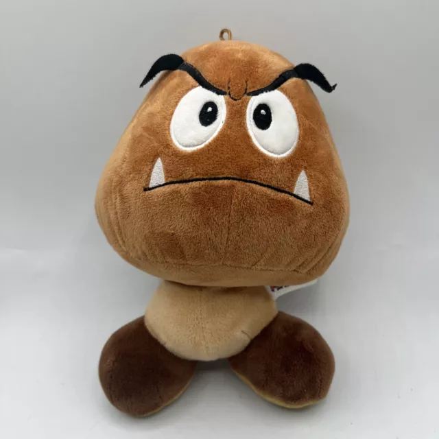 Super Mario Bros Goomba Mushroom Plush Doll Figure Stuffed Animal Toy 8"