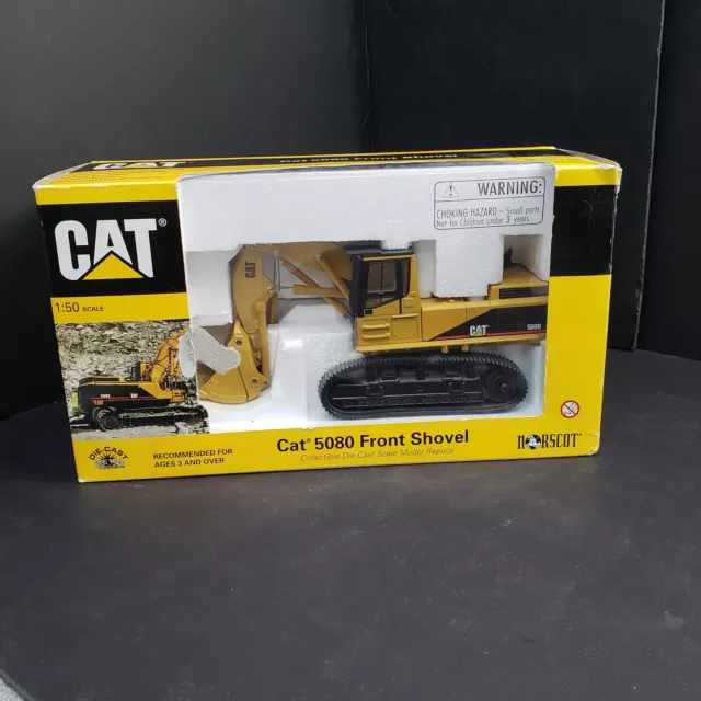 CAT 5080 Front Shovel Die Cast Replica 1/50 Scale Norscot New In Box T03