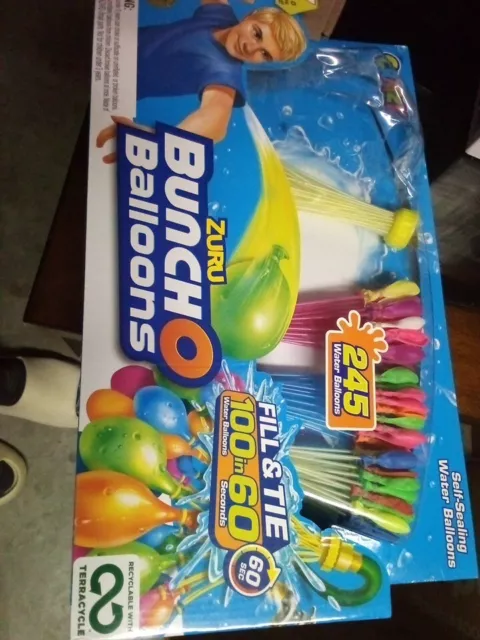 ZURU Bunch O Balloons, 230+ Water Balloons, self Sealing Fast Fill With Hose/tap