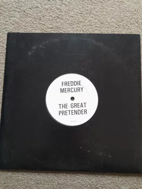 Freddie Mercury - The Great Pretender - Promo 10" Vinyl 1987 Single (Queen)