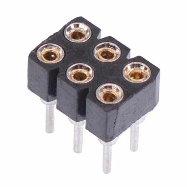 5 x 6 Pin Double Row Turned pin Socket Connector 2.54mm