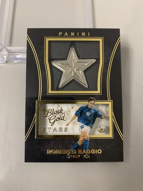 2016 PANINI BLACK GOLD SOCCER Roberto Baggio Italy Star Medallions Rare Card  27.00 - PicClick UK