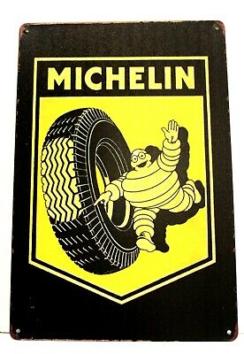 Michelin Tire Shop Tin Poster Sign Vintage Style Man Cave Garage Car Mechanic 1