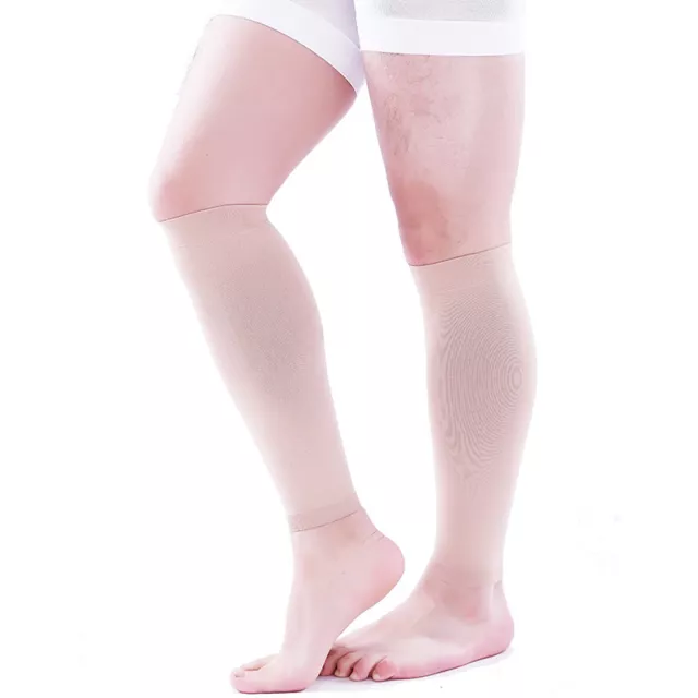 Compression Socks Nursing Calf Sleeve 30-40 mmHg Medical Varicose Flight Travel