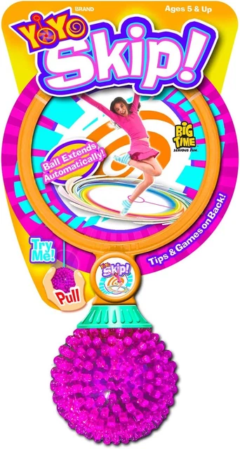 YOYO Skip!, Lite up Ankle Skip-It Toy with Colorful LED Light Show, Retractable