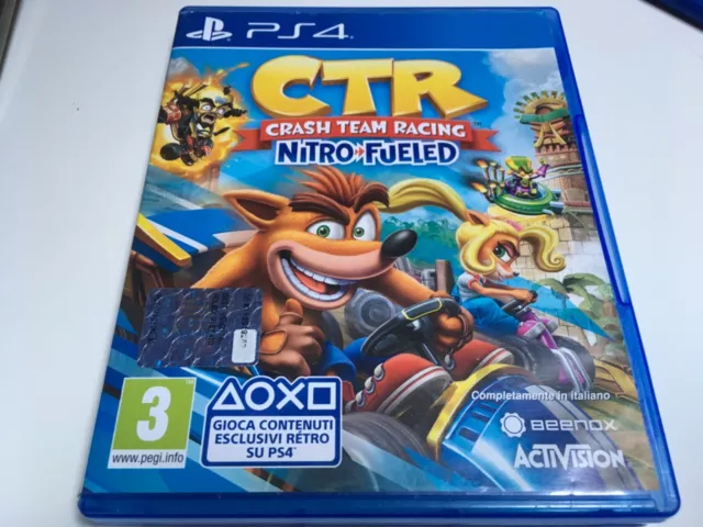 videogioco ps4 CRASH BANDICOOT CTR CRASH TEAM RACING NITRO FUELED PlayStation 4