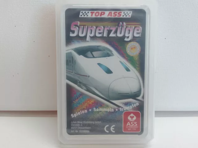 Superzüge Top Ass/Karten/Kartenspiel/Quartett/Züge👍👍👍