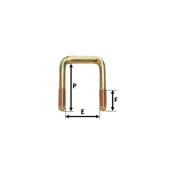 BRIDE ASSEMBLAGE 40x40 mm pour remorque - MECT-02002 alciumpeche