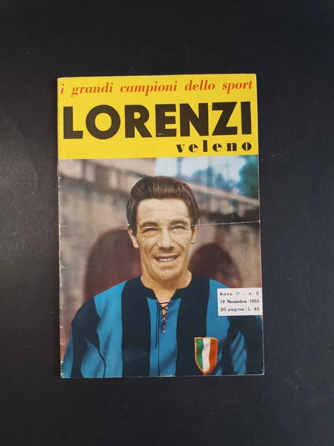 Revue Vintage Lo Sport – Année 1953 – Édition Italienne – Couverture Rigide