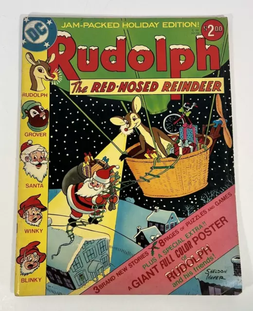 Rudolph the Red-Nosed Reindeer Holiday Edition C-50 w/Poster- 10x14" Oversized