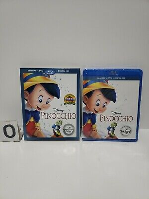 Pinocchio- Signature Collection (Blue-Ray + DVD + Gigital) W/ Slipcover New...