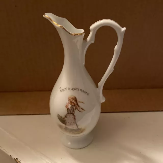 Vintage Holly Hobbie SHORT SMALL Bud Vase