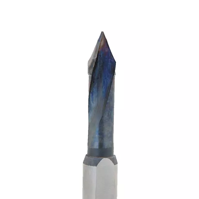 Onsrud 72-065 - Solid Carbide Boring Router Bit, 2 Flute, Through Hole Pt.