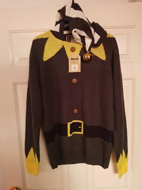 PRIMARK ELF CHRISTMAS hooded Army green Large size