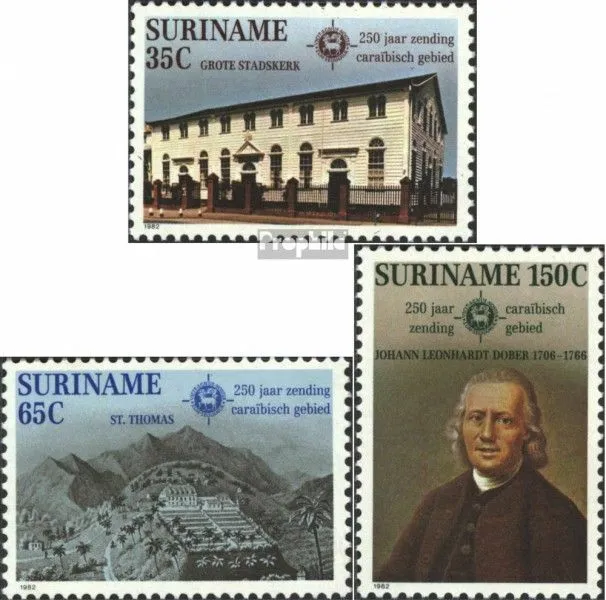 Surinam 1002-1004 (edición completa) nuevo 1982 misión