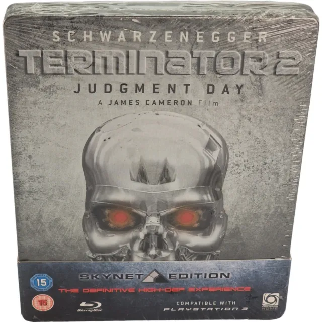 Terminator 2: Judgment Day Blu-ray SteelBook UK Import Skynet Edition 2009 Zone