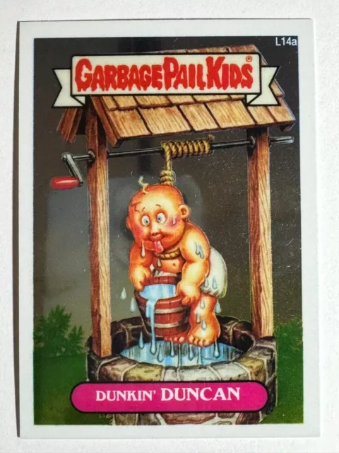 2013 Topps Chrome Garbage Pail Kids Series One #L14a Dunkin' Duncan