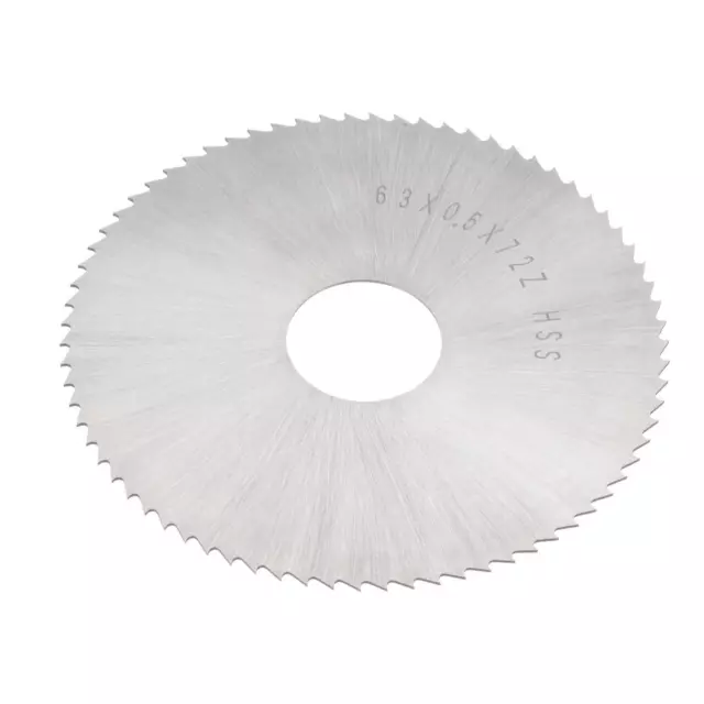 Circulaire Scie Lame 63mm (2-1/2") Dia 0.5mm 72 Dent HSS) Fraise 16mm Arbre