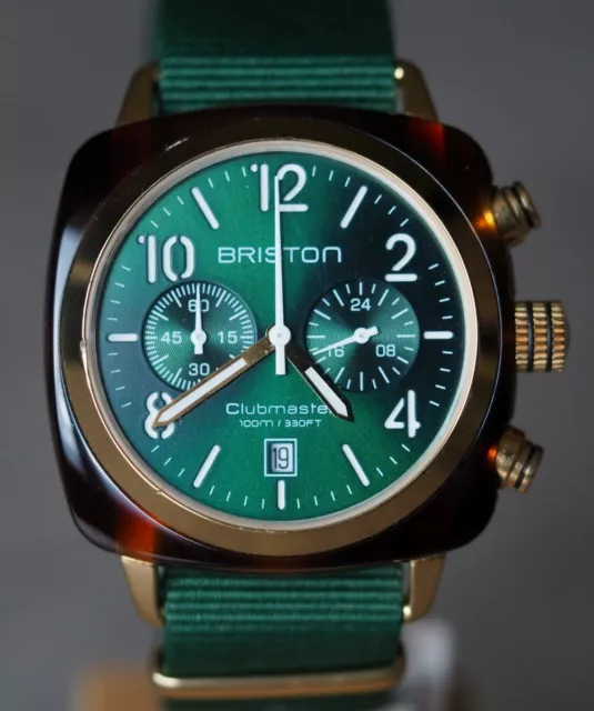 Briston Clubmaster Acétate Gold-vert Anglais - Full Set (15140.pya.t.10.nbg)