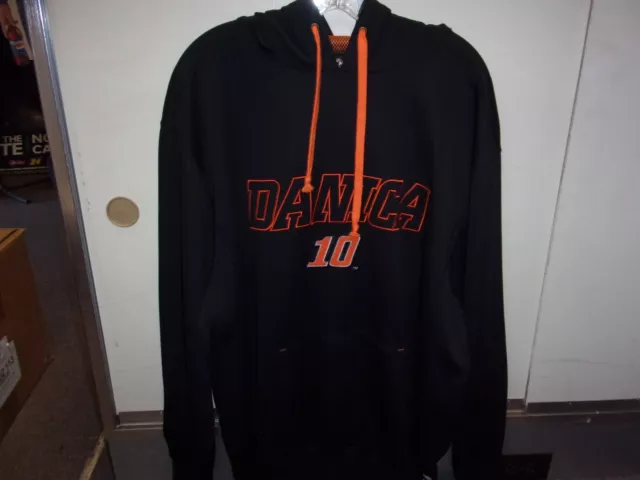 Danica Patrick #10 Chase Authentics Nascar Schwarz Und Orange Sweatshirt / XL