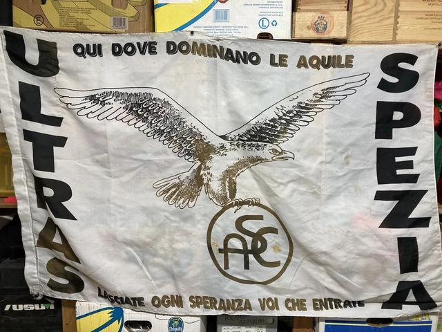 BANDIERA PEZZA AS Roma Ultras ROMA CAMPIONE 2022 70 x 45 Cm da
