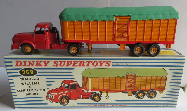 Dinky Supertoy N°887 – Tracteur UNIC Avec Semi-remorque Air BP, Boîte D'origine