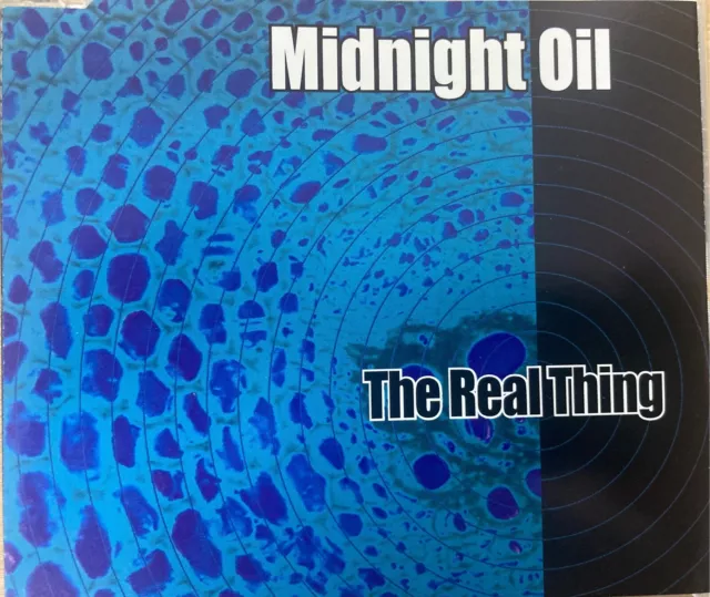 MIDNIGHT OIL - The Real Thing CD Single 2000 Columbia Excellent Cond!