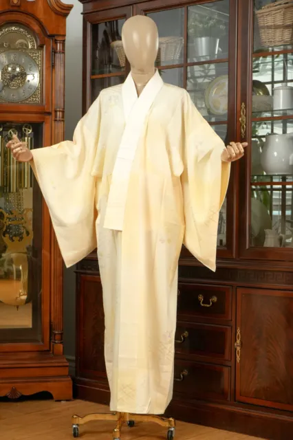 Dear Vanilla Japanese Juban Undergown Women's Kimono Inner Robe Genuine Vintage