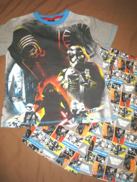 New Boys Star Wars Shortie Pyjamas Age 8 9 Yrs 134 Star Wars Darth Vader Stormtr