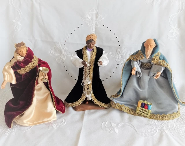Sacri tre re patria figure presepe Butzon & Bercker 20 cm buone condizioni