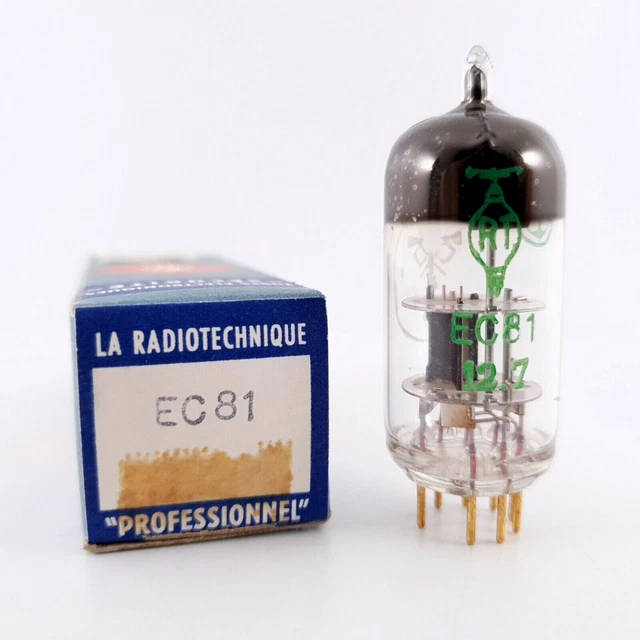LA RADIOTECHNIQUE RT PAIR OF R120 TRIODE NOS-TEST ON METRIX 310TR AND AMP b